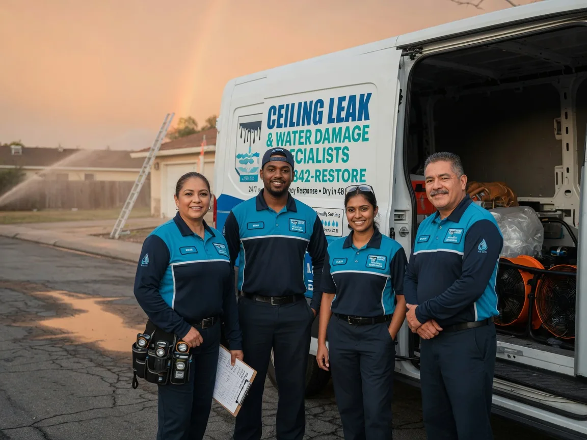 Ceiling Leak Cleanup company in La Motte, IA