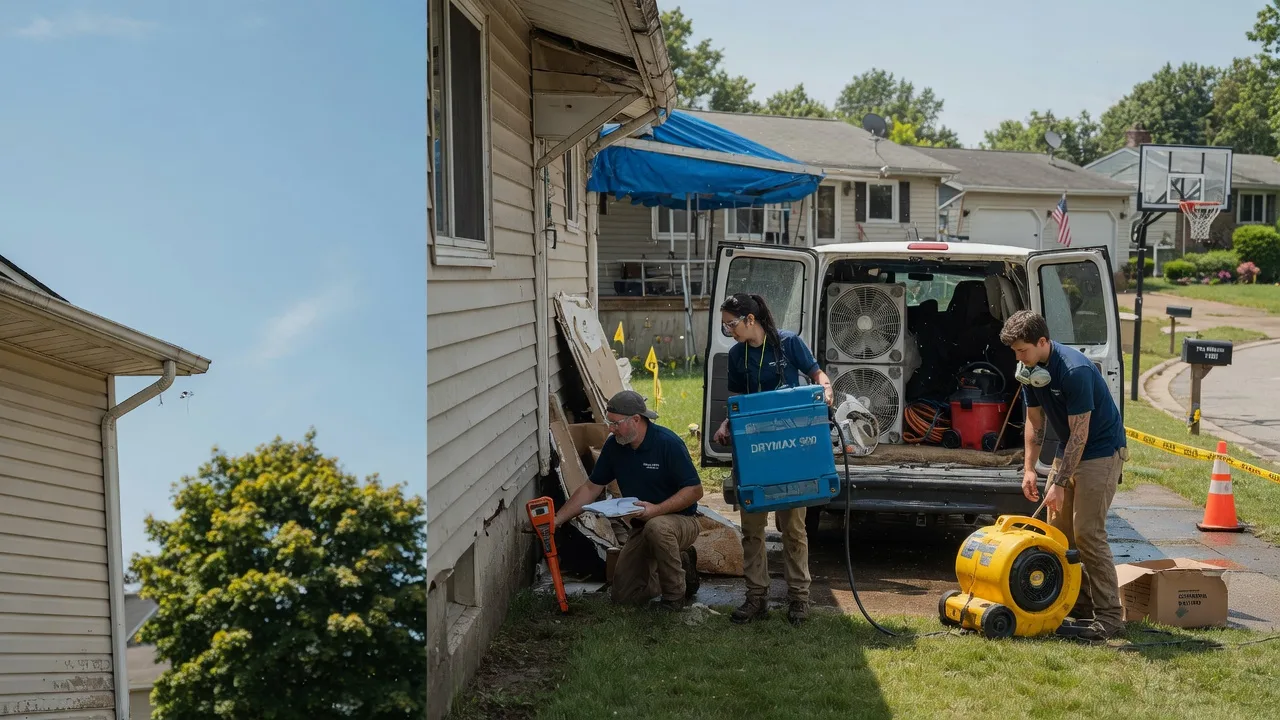 Ceiling Leak Cleanup in La Motte, IA near me